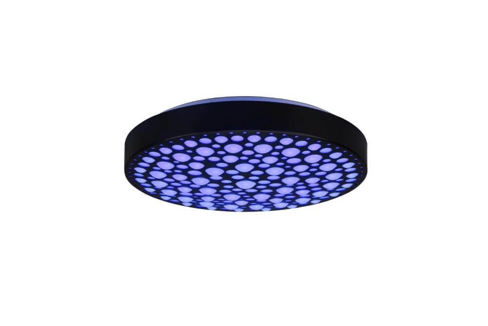 RGB-LED-Deckenleuchte Chizu Ø 40cm - schwarz Trio 4017807538328