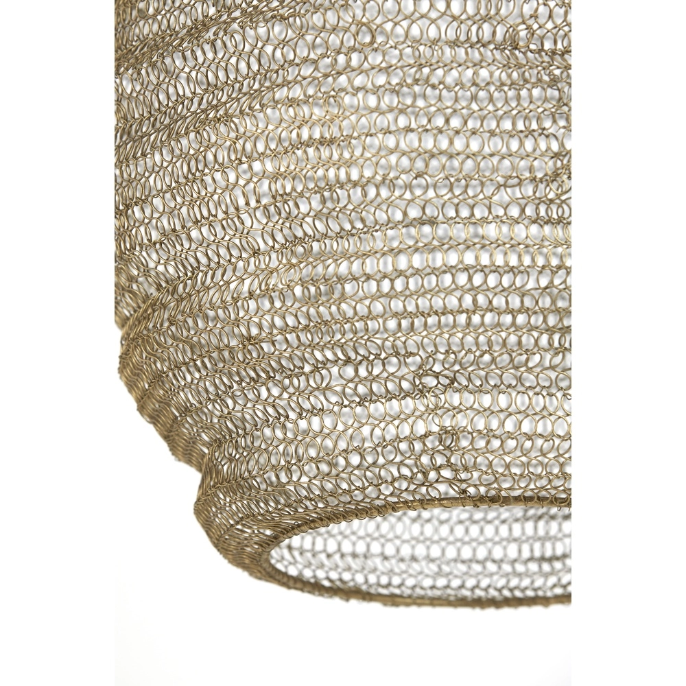 Netz-Pendellampe Nina Ø 38cm – antike Bronze Light & Living 8717807175344