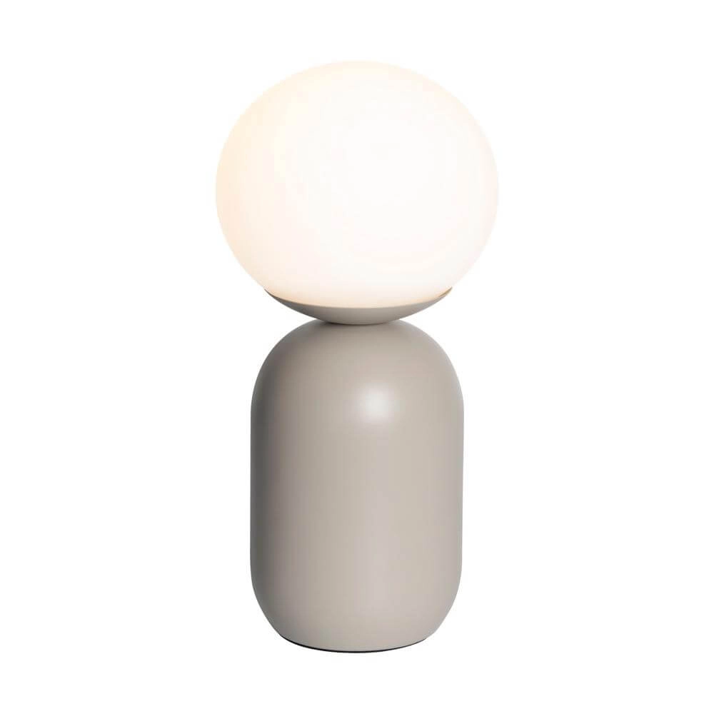 Tischlampe Notti Grau mit Weiß Nordlux 5704924001819
