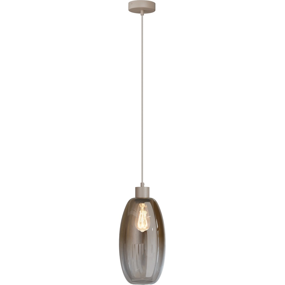 Glas-Pendellampe Olive Ø 18,5 cm – Sand