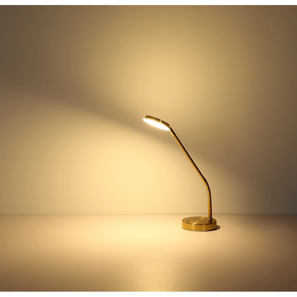 Schreibtischlampe Silvio Gold Globo 9007371592166