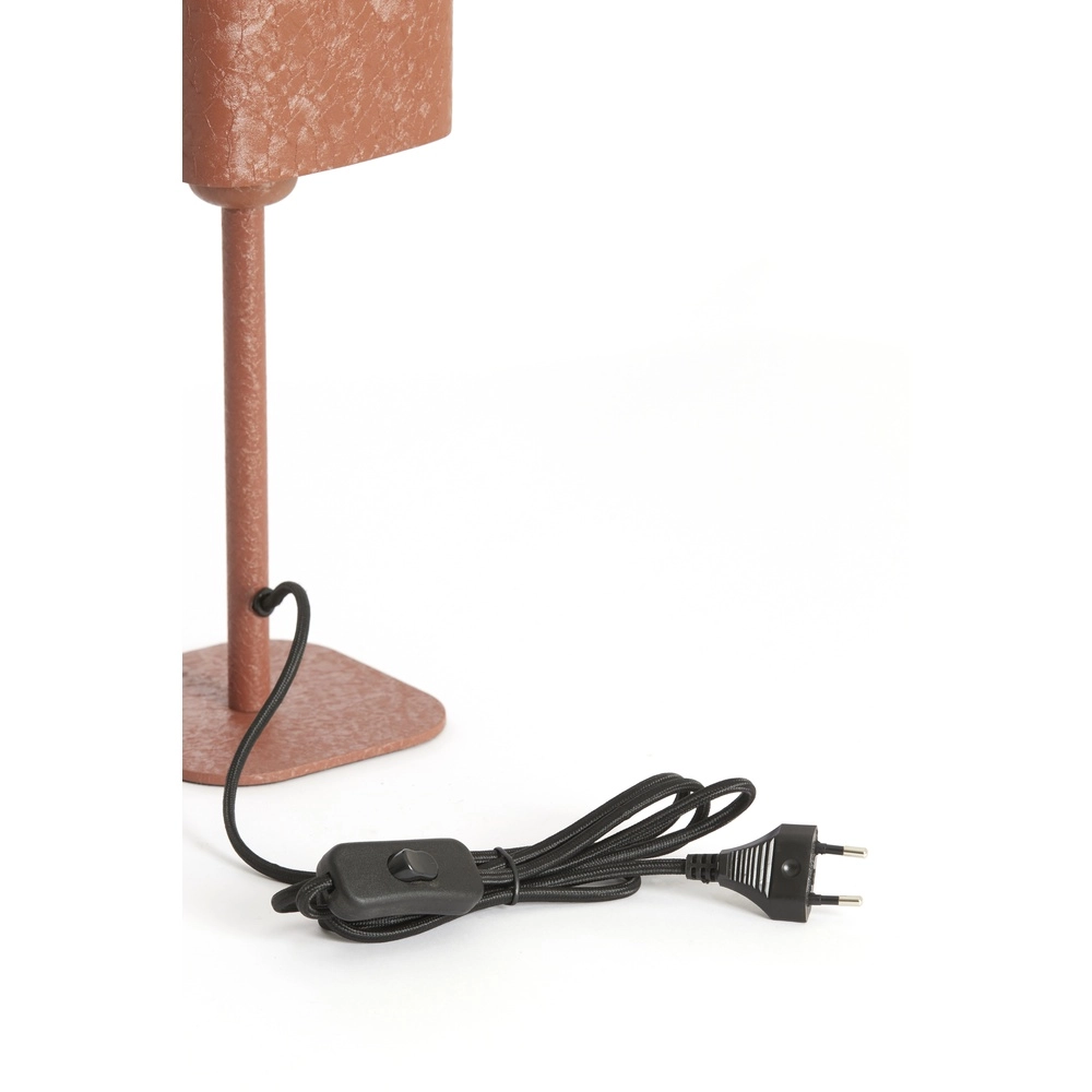 Nachttischlampe Elenie 13x13 cm – matt dunkelorange Light & Living 8717807818692