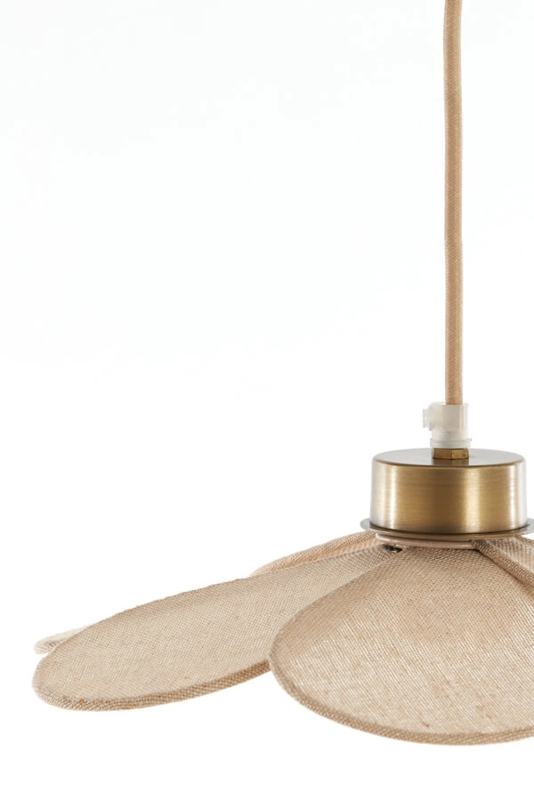 Pendelleuchte Fyano Blume creme Ø 30,5cm Light & Living 8717807706678