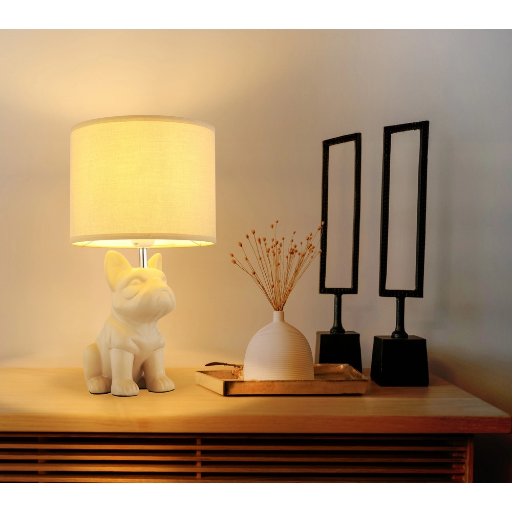 Tischlampe Dogo sandbraun Globo 9007371578672