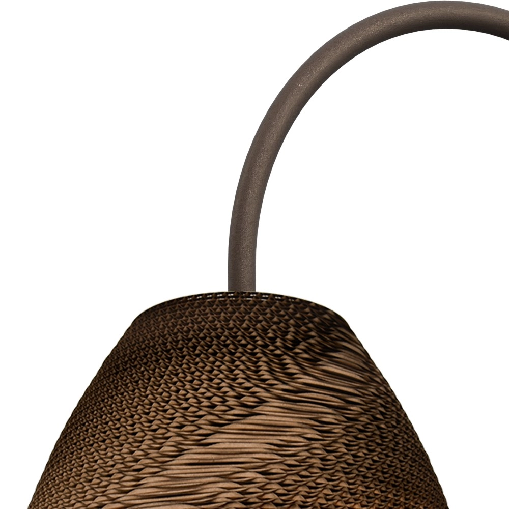 Stehlampe Carta Pineapple Think-paper Shade Cocoa Ø 29cm Masterlight 8718121438504