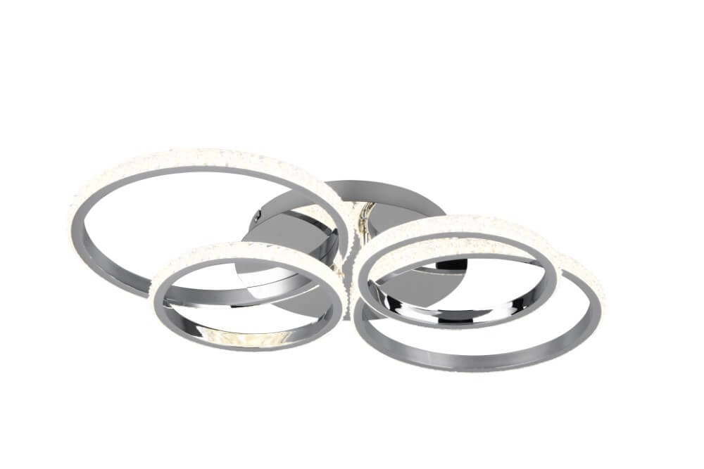 Designer-Deckenleuchte Cires Chrom Trio 4017807600940