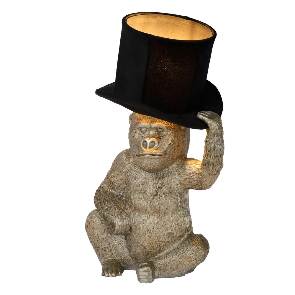 Tischlampe Extravaganza Gust Affe mit schwarzer Kapuze Lucide 5411212105349
