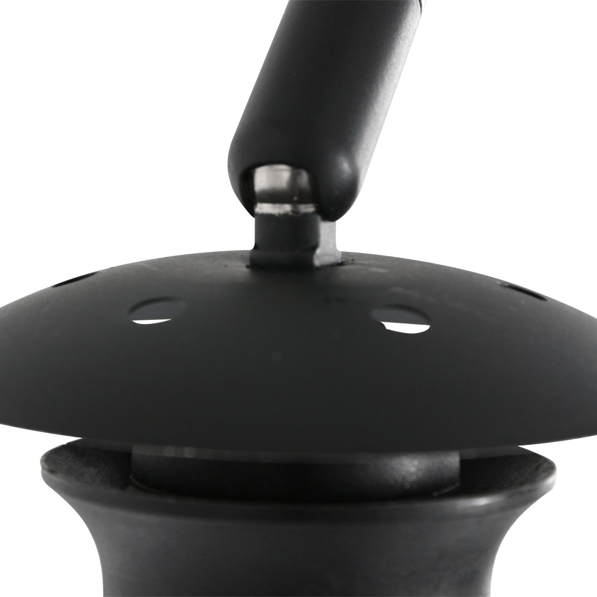 Wandbogenlampe Sparkled schwarz mit weißer Kapuze Steinhauer 8712746146080