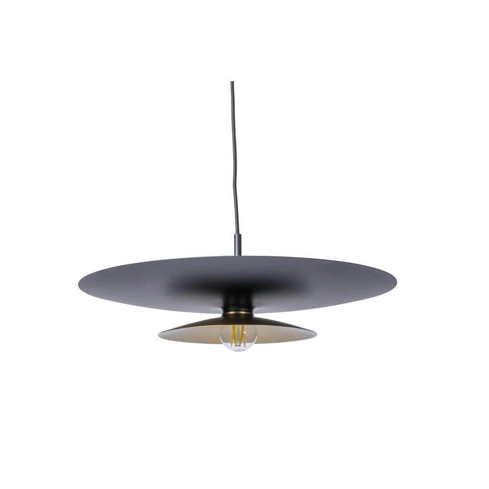 Pendelleuchte Linares Regenschirm schwarz Ø 50cm Artdelight 8720701101708