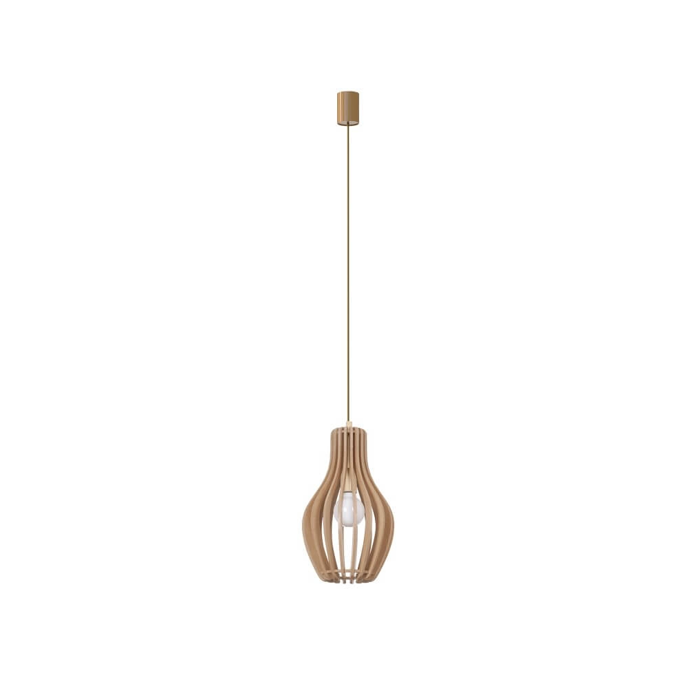 Hängelampe aus Holz Ika Ø 24cm Lyora 5903139417198
