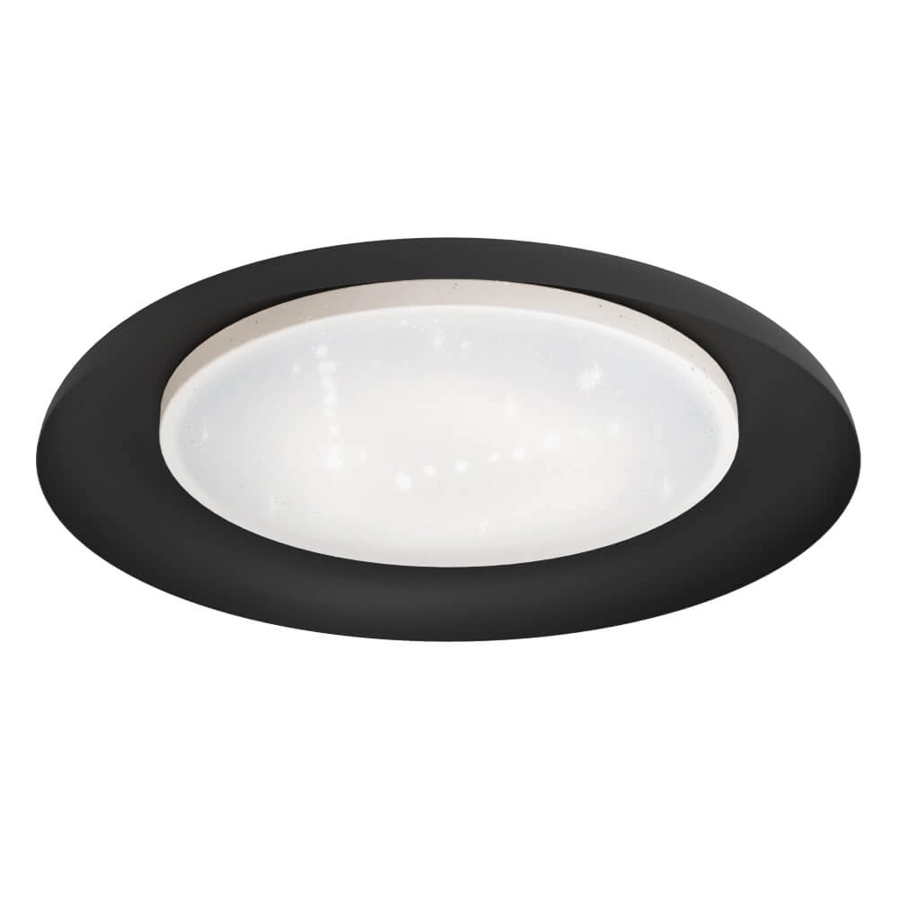 Schwarze Deckenlampe Penjamo Ø 46,5cm