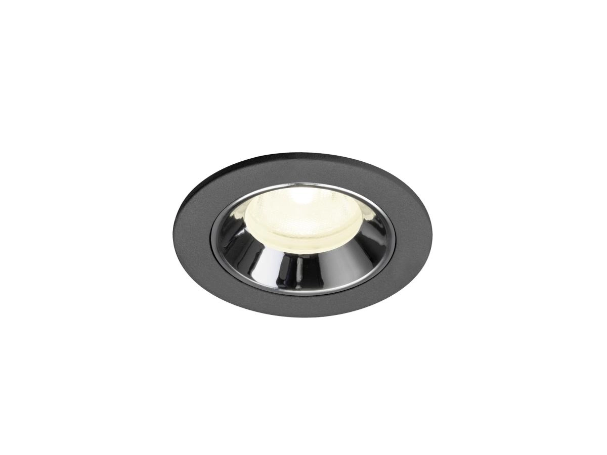 Einbau-Strahler Numinos XS schwarz/chrom 4000K - 40gr SLV 4024163314428