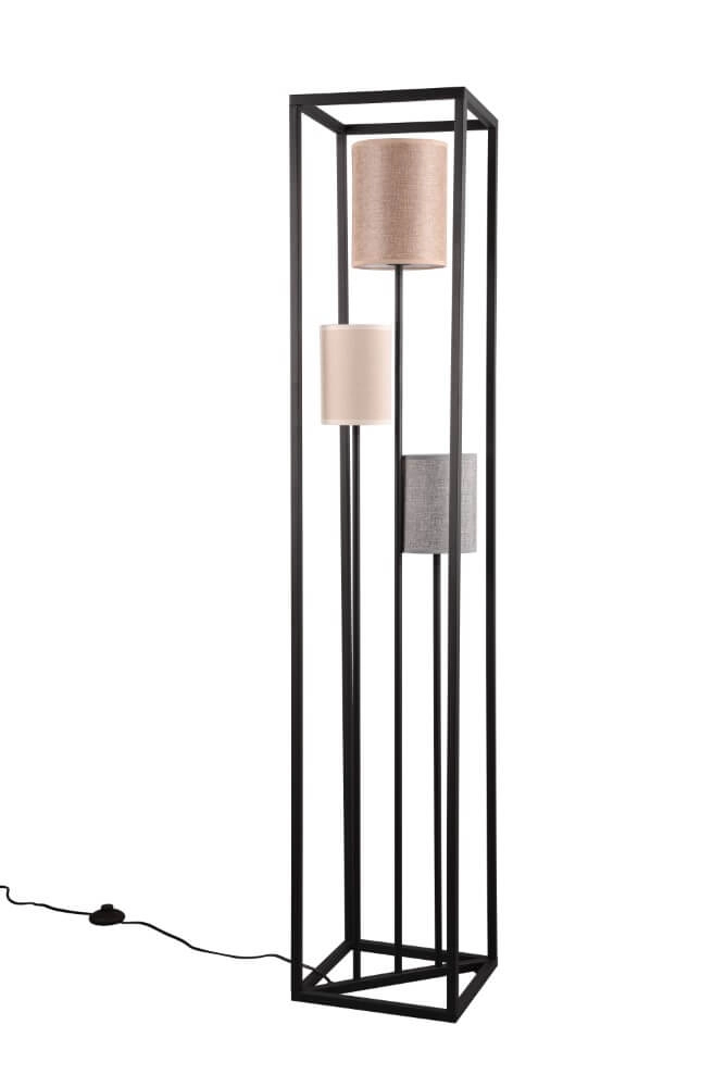 Stehlampe Ross Schwarz Trio 4017807567786