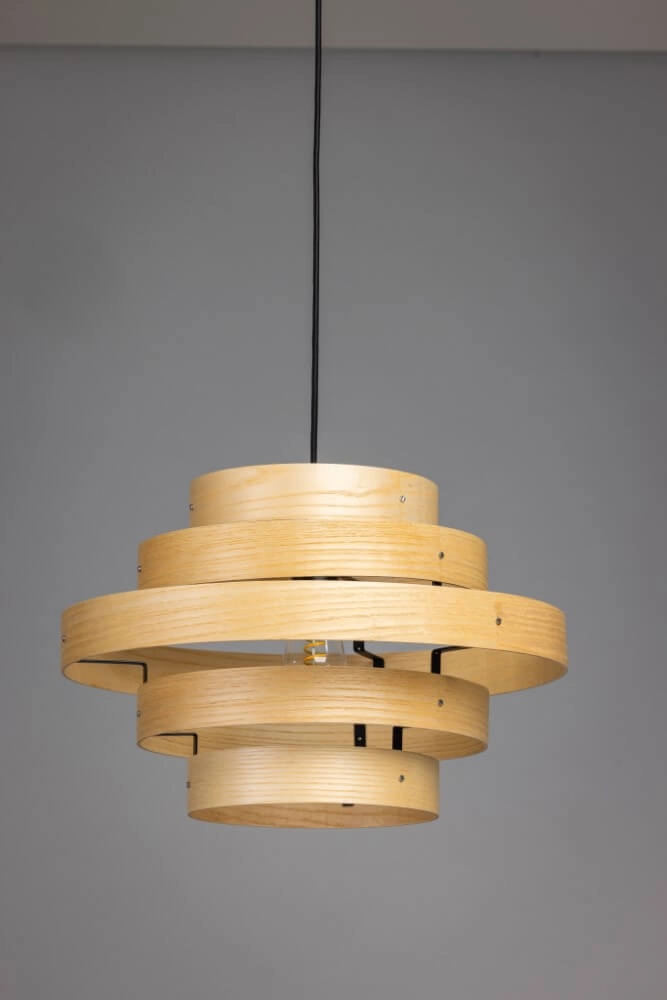 Hängelampe aus Holz Oaknut 5-Ring ETH 8720195304494