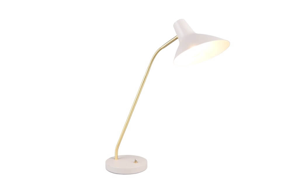 Schlanke Schreibtischlampe Traveller Weiß Trio 4017807613728
