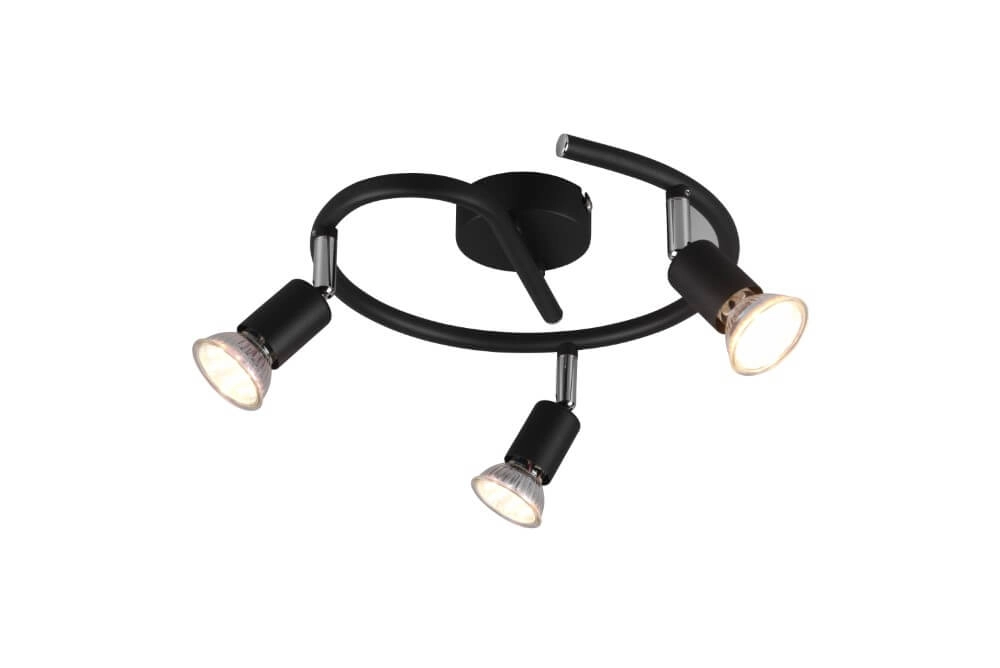 Stelle Paris 3-Licht-Schwarz Trio 4017807505115