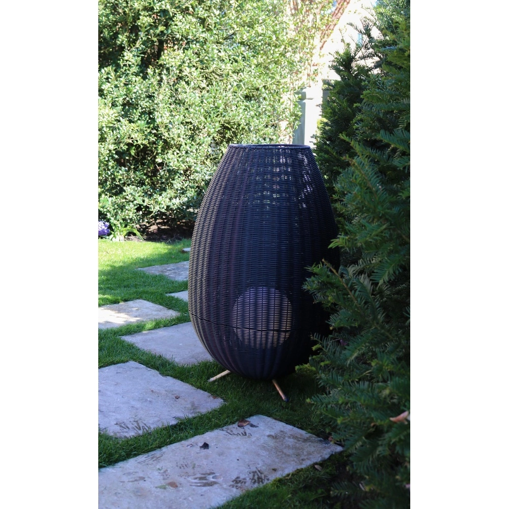 Wiederaufladbare Tischlampe Colin Ip44 Schwarz Lucide 5411212031860