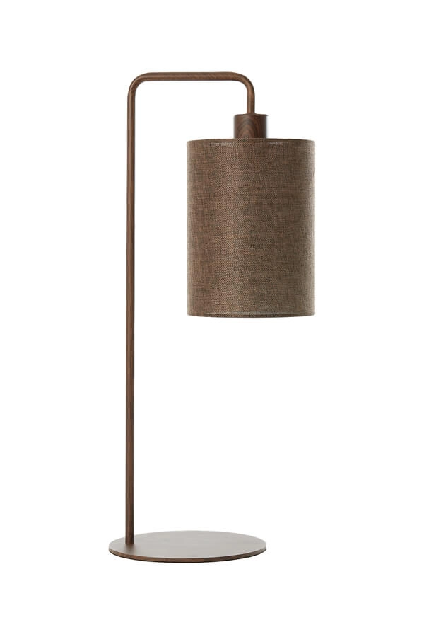 Japandi Tischleuchte Donio dunkler Holzdruck Light & Living 8717807759582