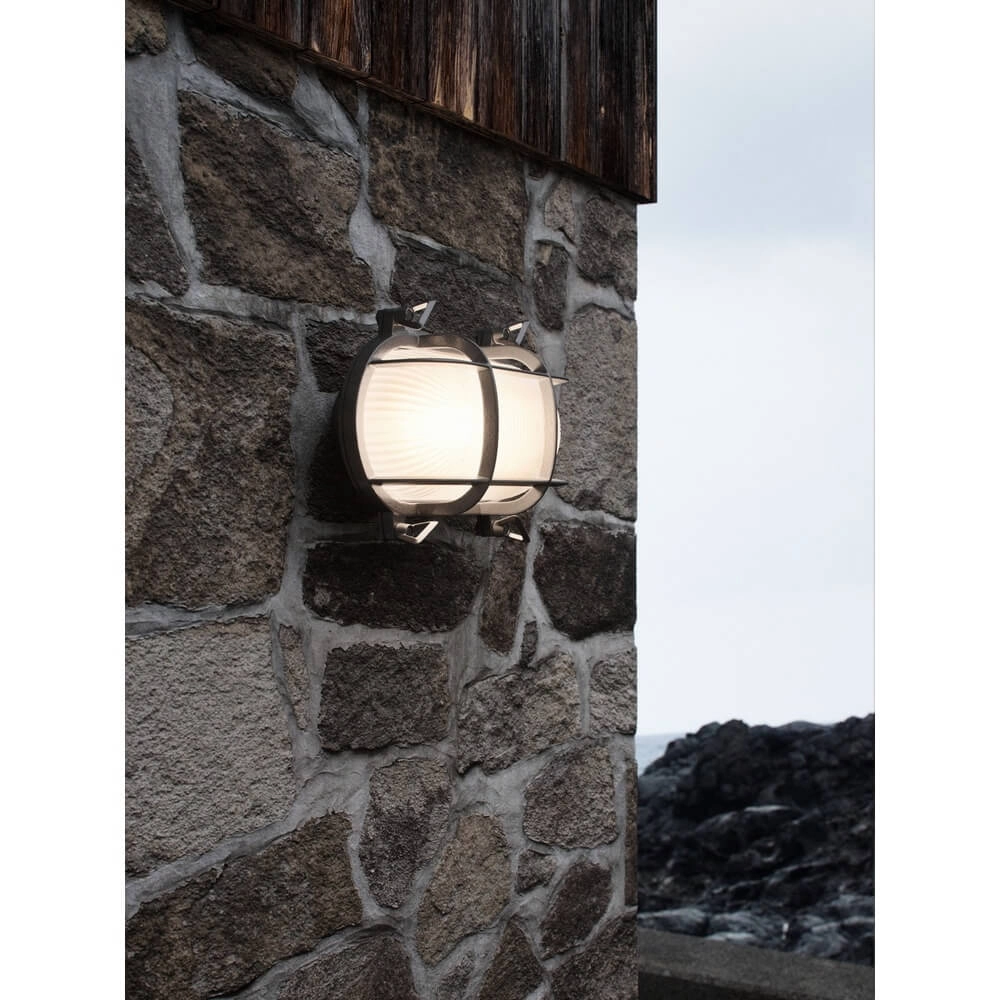 Klassische Wandleuchte Helford Nickel Nordlux 5701581464780