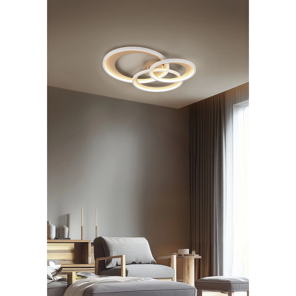Moderne Deckenleuchte Granada mokkabraun Trio 4017807653571