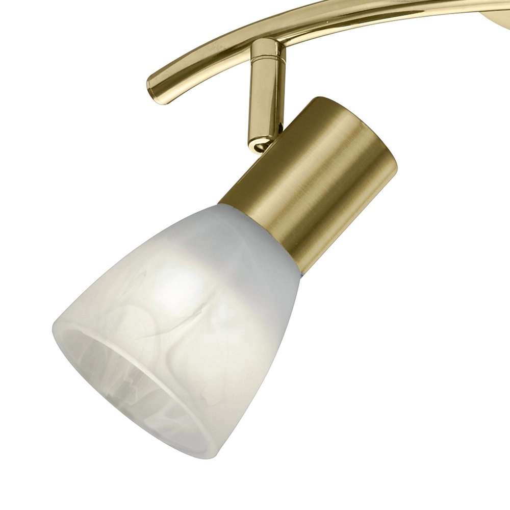 LED-Deckenstrahler Levisto 2-leichte Messingmatte Trio 4017807281668