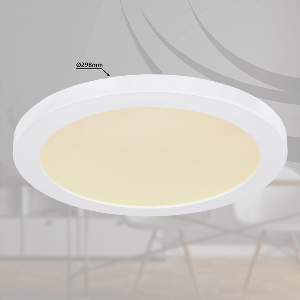 Design-Deckenlicht Lasse weiße Ø 29,8 cm Globo 9007371402175