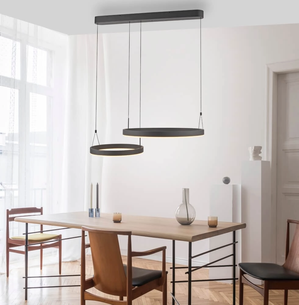 Design-Hängelampe Esko Schwarz Paul Neuhaus 4012248384565