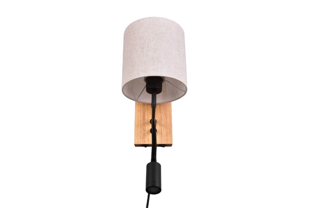Ländliche Wandlampe Nilam runde Kapuze Trio 4017807567960
