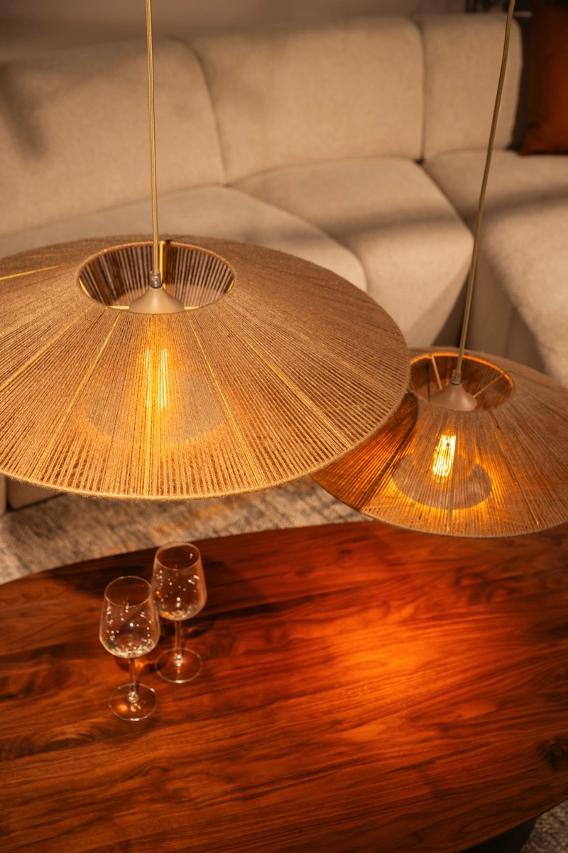 Rattan-Pendellampe Milou Ø 50cm ETH 8720195311201