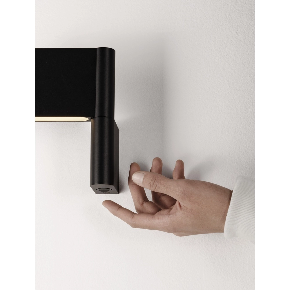 Wandleuchte Flusso schwarz Lyora 5212017478115