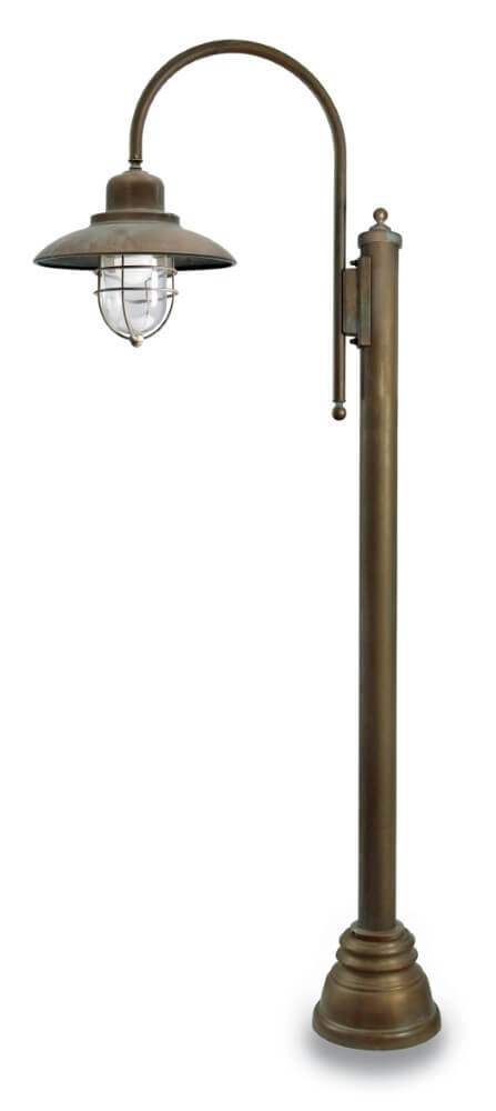 Stehlampe Patio Cage S – gealtertes Messing