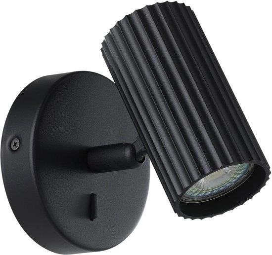 Aufputz-Spot Portillo Single Schwarz