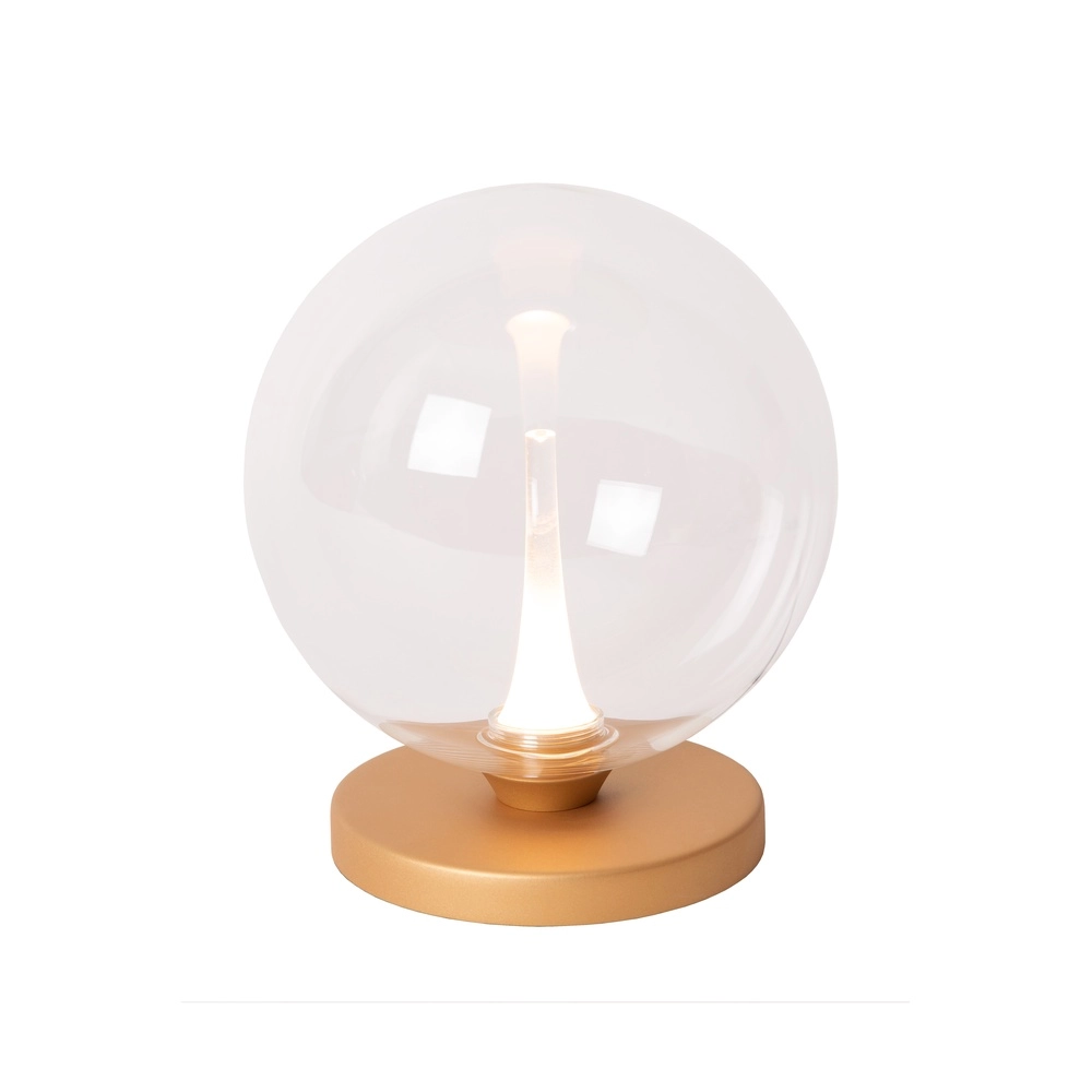Design LED-Tischlampe Gisela klar – 1x Ø 16 cm