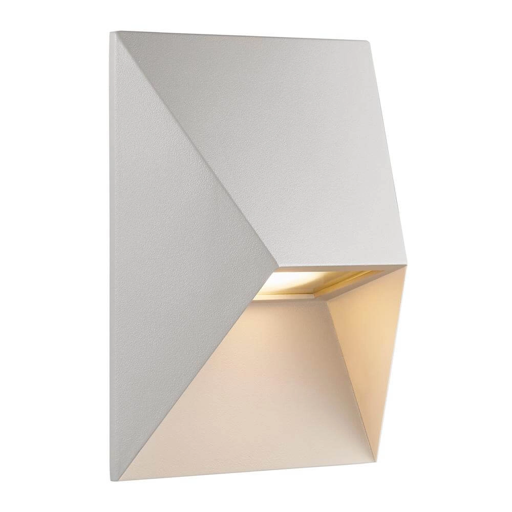 Design-Wandleuchte Pontio weiß 15cm