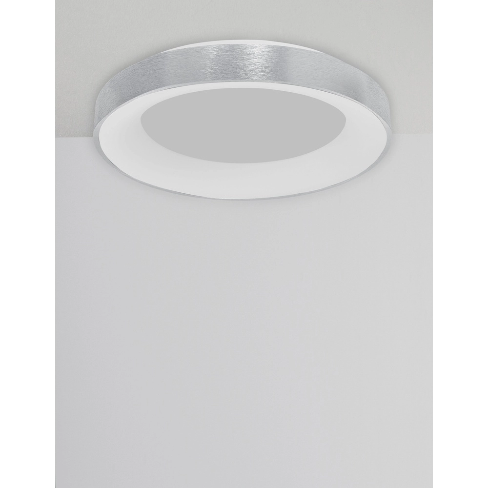 Deckenlampe Rando Thin silbergrau Ø 60cm