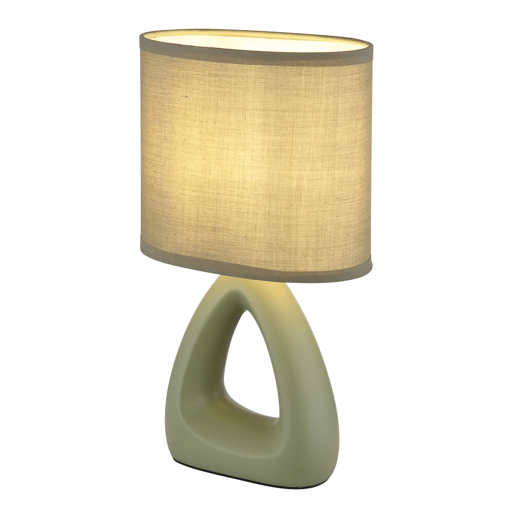 Design-Tischlampe Triangle Grün