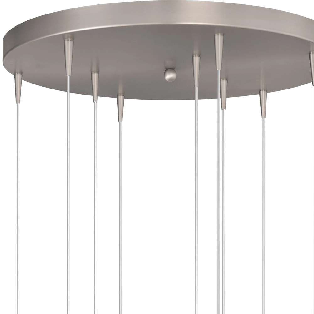 9-Licht Pendellampe Talana Nickel Ø 50cm DTW Masterlight 8718121354019