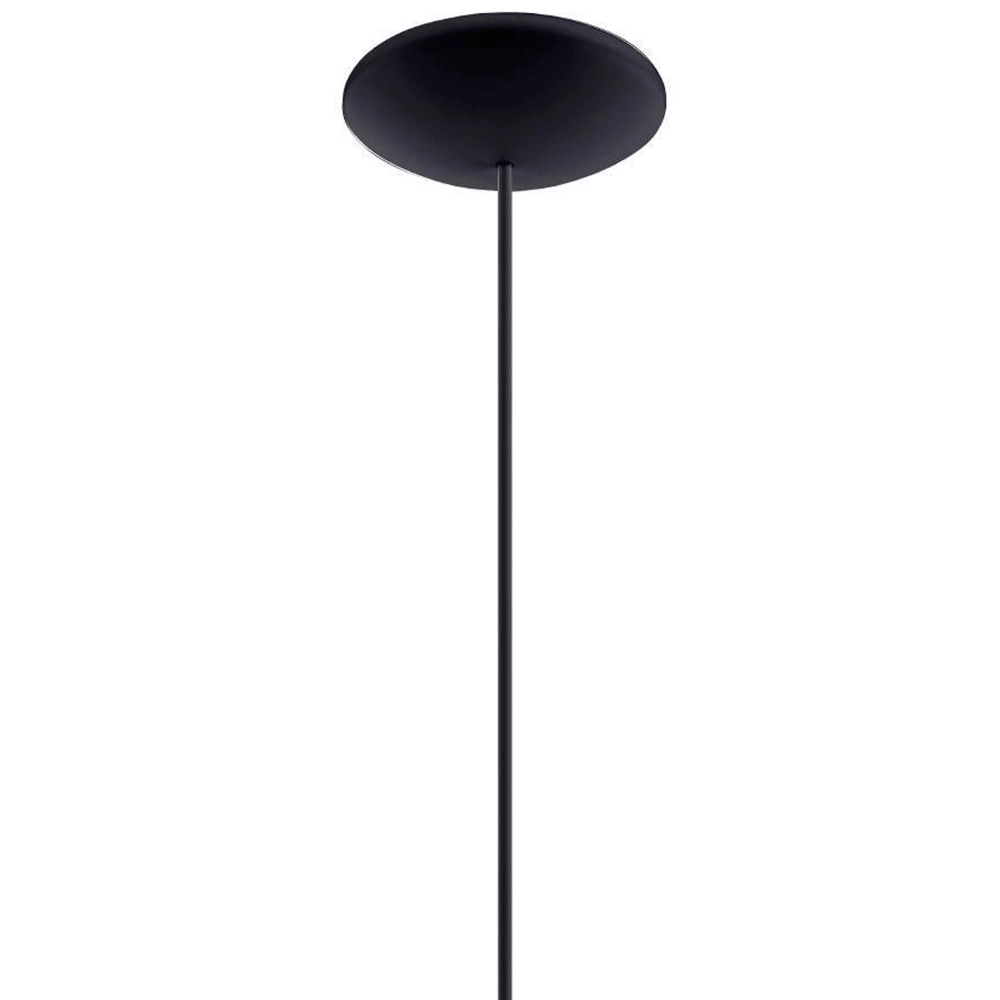 Schwarze Hängelampe Sabinar Ø 18cm mit Holz Eglo 9008606235773