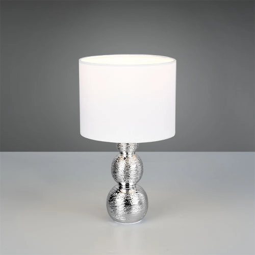 Tischlampe Lova Silbergrau Trio 4017807682663
