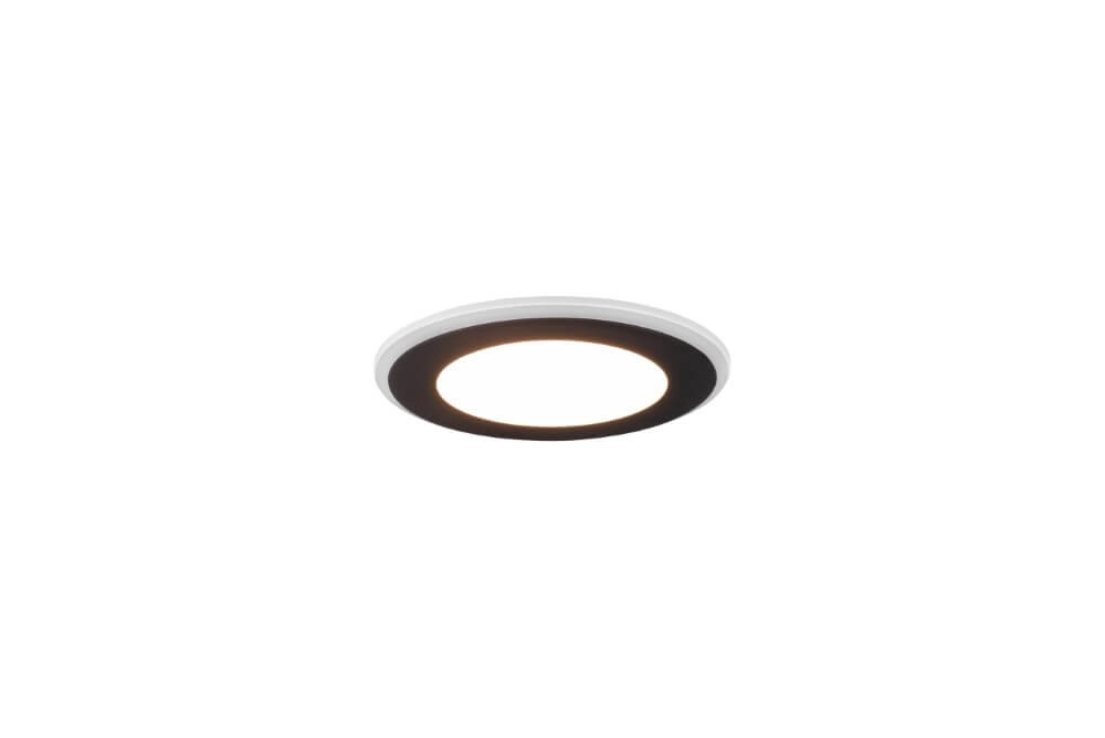 Einbaubeleuchtung Aura 14,8 cm schwarz Trio 4017807504101