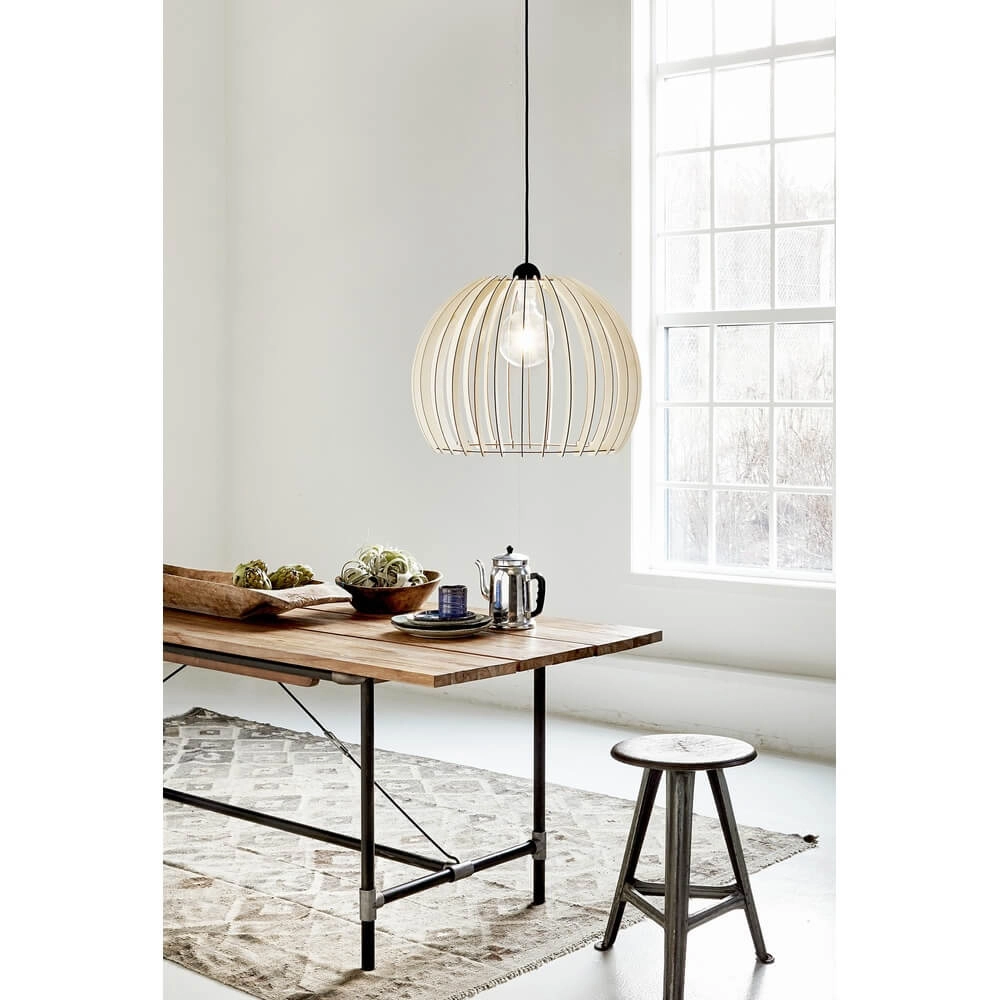 Pendelleuchte Chino Holz Ø 40cm Nordlux 5701581346482