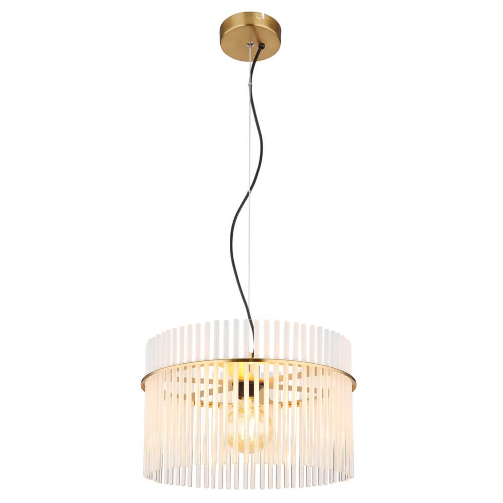 Goldene Pendelleuchte Gorley mit Glas Ø 40cm Globo 9007371449804