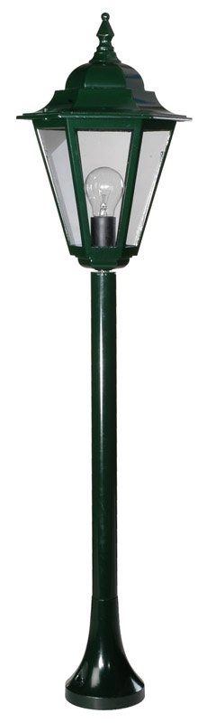 Klassische Terrassenlampe Teccia 102cm schwarz