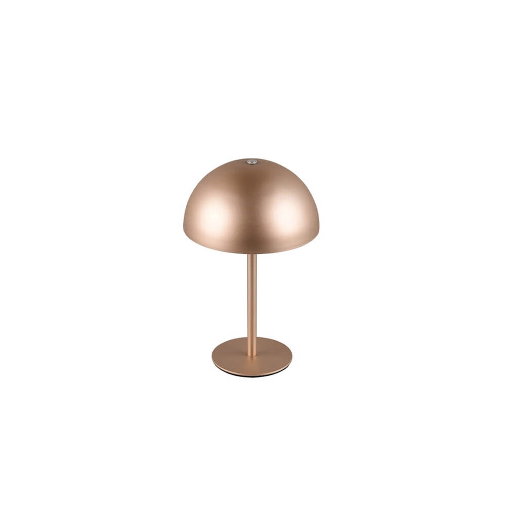 Tischlampe Munoz kaffeebraun Ø 13cm Trio 4017807642537