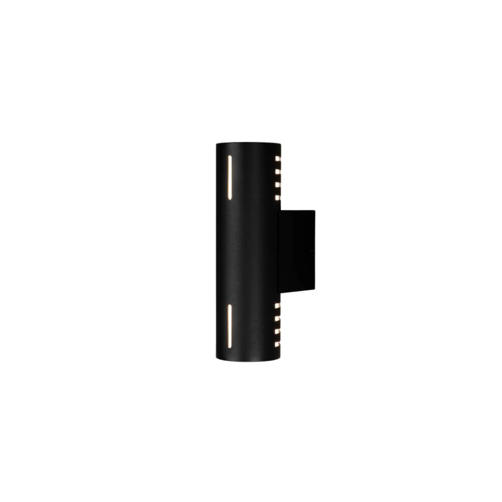 Design-Wandleuchte Cuneo schwarz mit weißem Glas KonstSmide 7318303657528