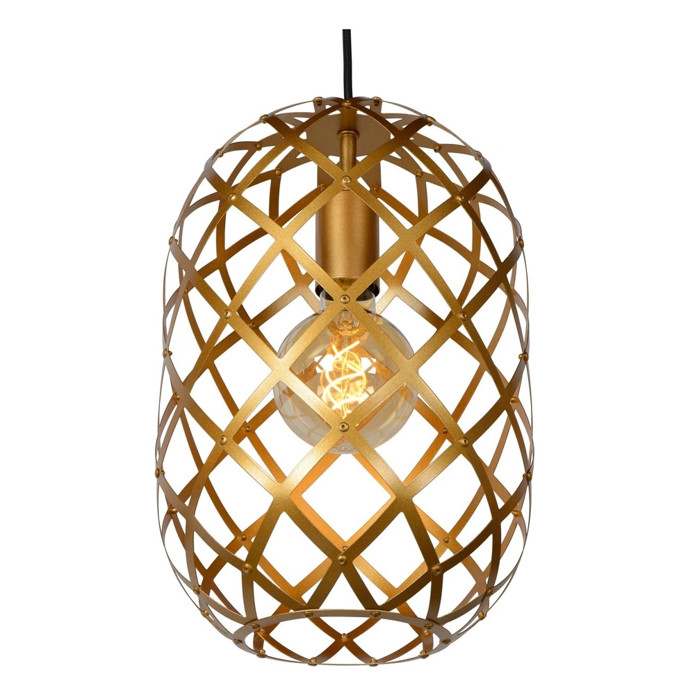 3-Licht Pendellampe Wolfram Gold Lucide 5411212211453