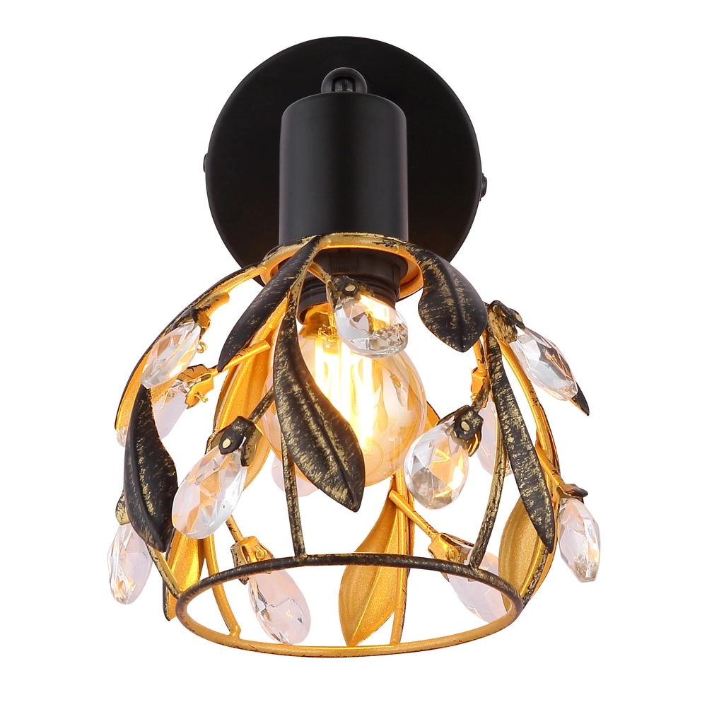 Landwandlampe Mika Schwarz Globo 9007371522293