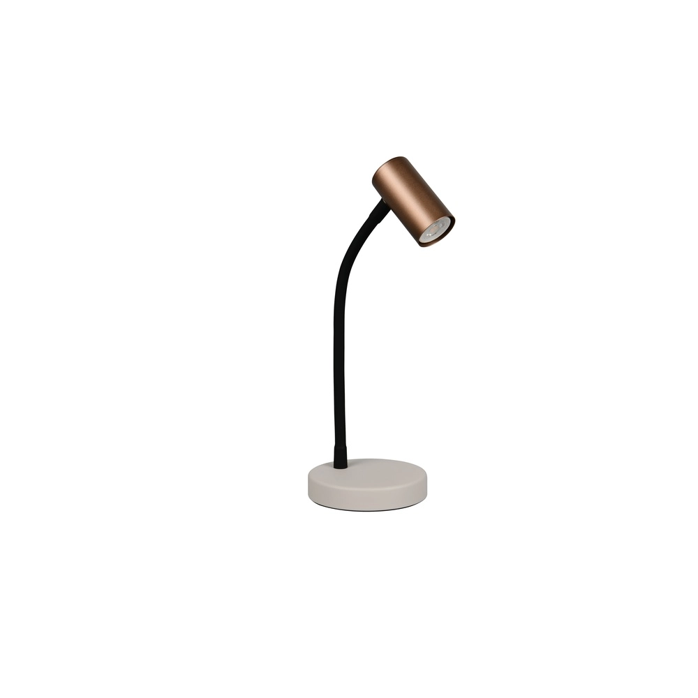 Tischlampe Taryn Design Mocha Brown Trio 4017807685732