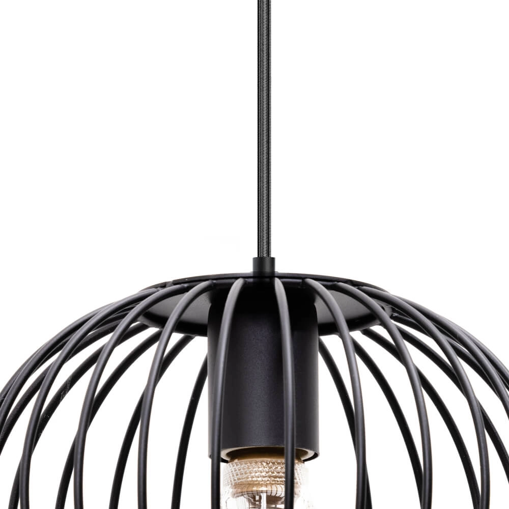 Hängelampe aus Draht Wire 2 4-Licht-Schwarz ETH 8720195301998