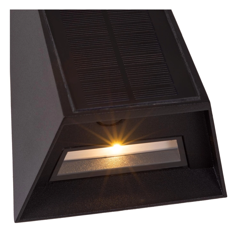Wandlampe Luton Solar Black Lucide 5411212152107